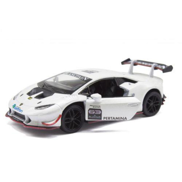 Машинка KINSMART "Lamborghini Huracan Lp 620-2" біла 