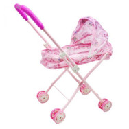 Коляска для куклы, розовый