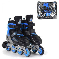 Роликовые коньки Best Roller M Синие с подсветкой