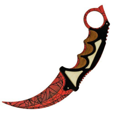 Нож Керамбит из CS GO Crimson web