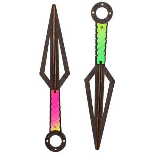 Сувенирный нож «KUNAI», черный