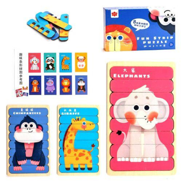 Деревянные пазлы 