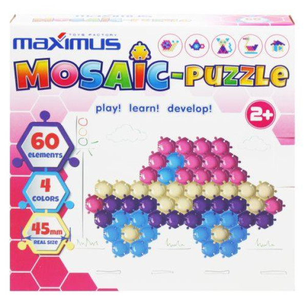 Мозаика-пазл, 60 элементов Мозаика-пазл, 60 элементов