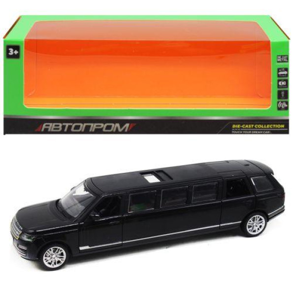 Машина металл Range rover чорна