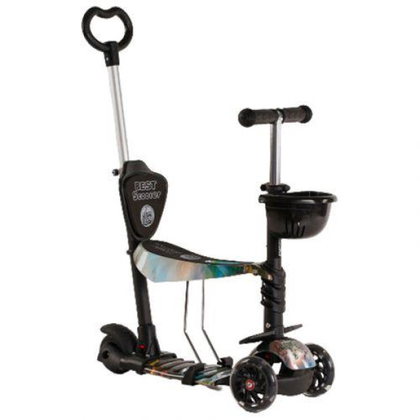 Самокат детский трехколесный Best Scooter подсветка Самокат детский трехколесный Best Scooter подсветка