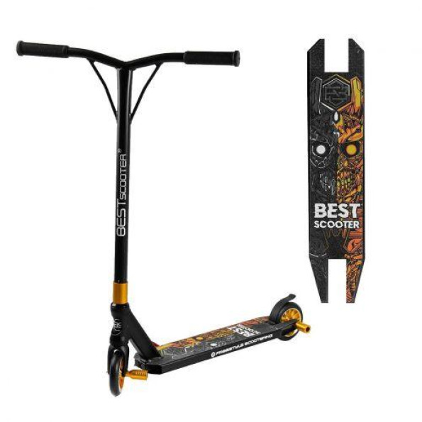 Самокат трюковой Best Scooter Желтый Самокат трюковой Best Scooter Желтый