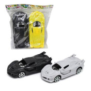 Набор машинок, 2 штуки желтый + черный