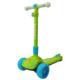 Самокат детский трехколесный Scooter Зеленый со светом