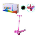 Самокат детский 3-х колісний Scooter рожевий