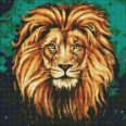 Алмазна мозаїка "Роскошный лев", 40х40 см