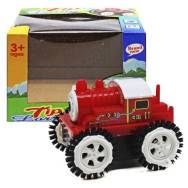 Потяг-перевертиш на батарейках червон