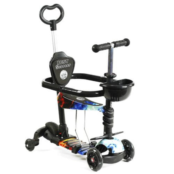 Самокат 5 в 1 Best Scooter, з додатковими колесами Самокат 5 в 1 Best Scooter, з додатковими колесами