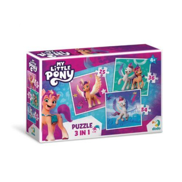 Пазл 3 в 1 «My Little Pony» Пазл 3 в 1 «My Little Pony»