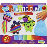 Elastic Clay 20 sticks TM Lovin Набір для ліпки з пвоздушным пластелином
