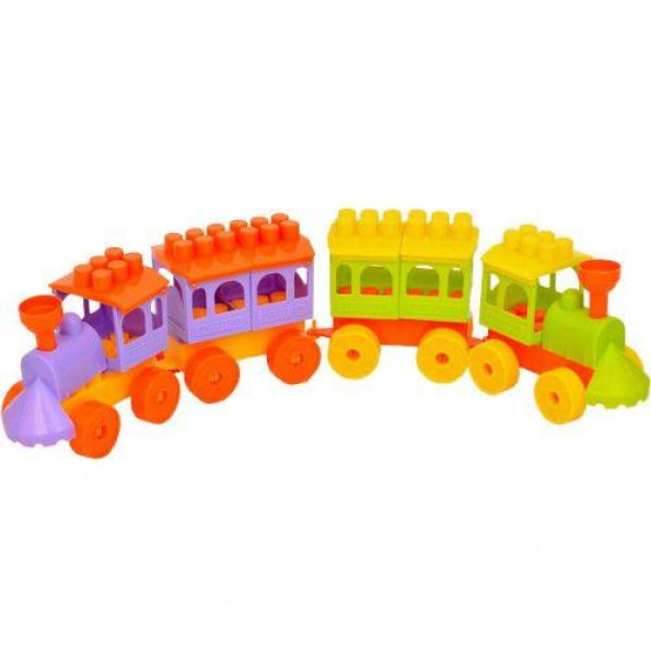 Конструктор Паровозик Малюк 3 36 ел. 