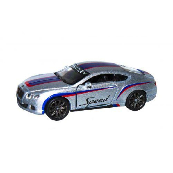 Машинка KINSMART "Bentley Continental GT" (срібна)	