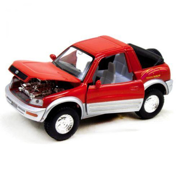 Машинка KINSMART Toyota RAV4 Cabrio червоний Машинка KINSMART Toyota RAV4 Cabrio червоний
