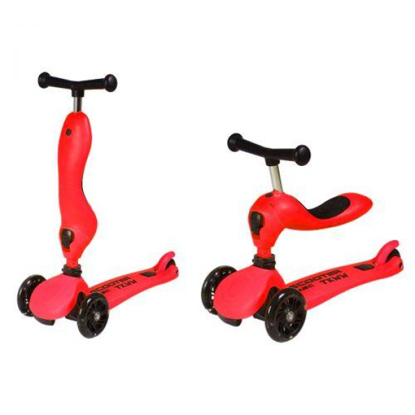 Самокат детский трехколесный Scooter Красный Самокат детский трехколесный Scooter Красный