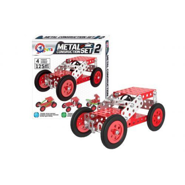 Конструктор металлический Metal Set, 125 деталей Конструктор металлический Metal Set, 125 деталей