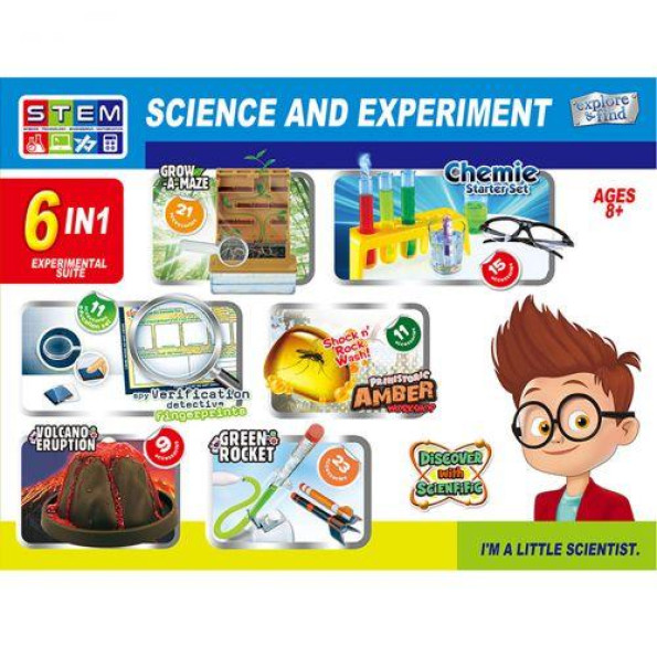 Исследовательская лаборатория "Science and Experiment" 6 в 1, англ Исследовательская лаборатория "Science and Experiment" 6 в 1, англ