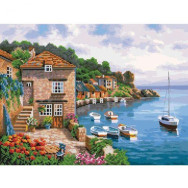 Картина по номерах + алмазна Мозаїка 