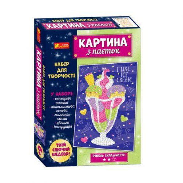 Картина из пайеток 