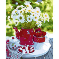 [0111] Картина по номерах 0111 ОРТ кол. Перша полуниця на дачі 40*50