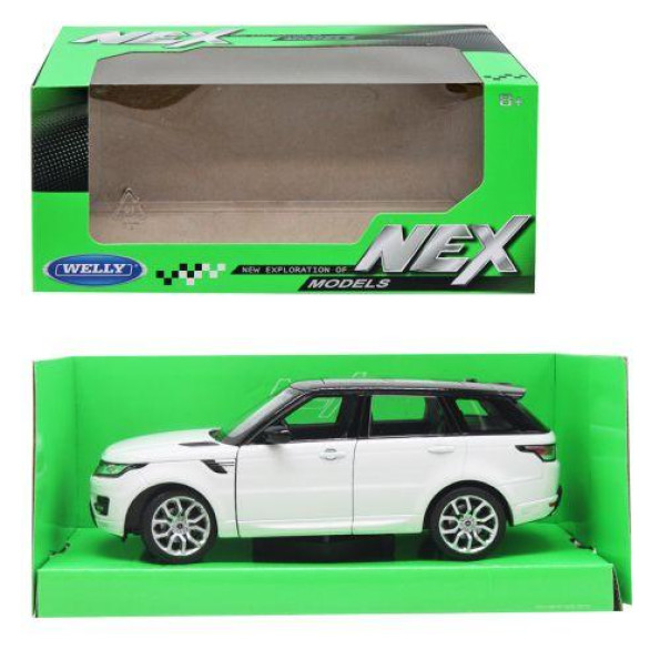 Машина металл Range Rover Sport 1:24 белая Машина металл Range Rover Sport 1:24 белая