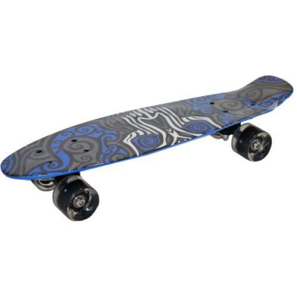Пенни Борд Синий Череп светящиеся колеса