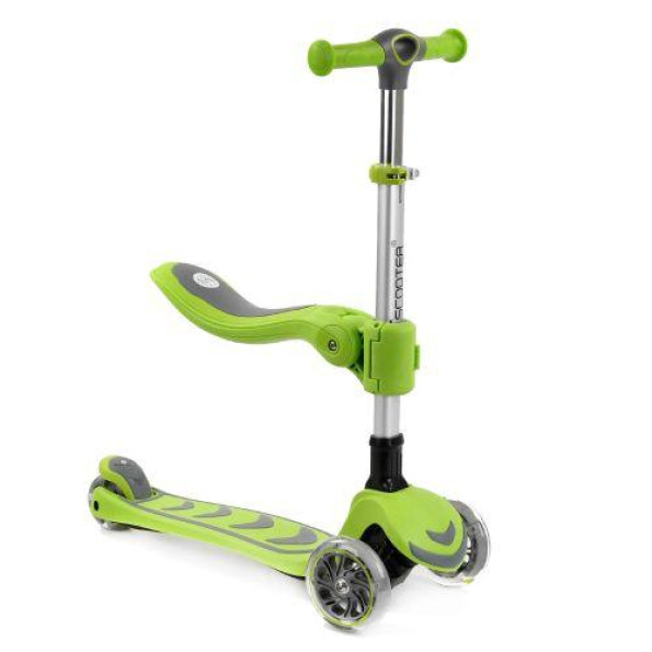 Самокат детский трехколесный Best Scooter Салатовый Самокат детский трехколесный Best Scooter Салатовый