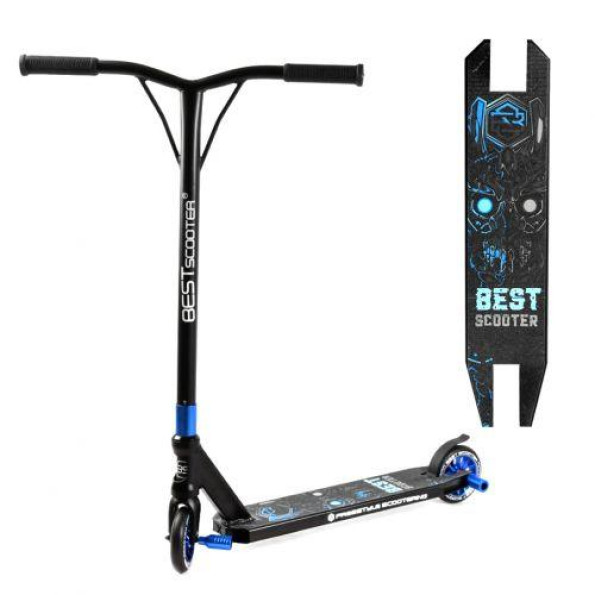 Самокат трюковой Best Scooter Синий