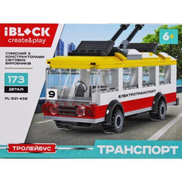 Конструктор IBLOCK Тролейбус Конструктор IBLOCK Тролейбус