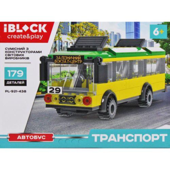 Конструктор IBLOCK Автобус Конструктор IBLOCK Автобус