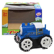 Потяг-перевертиш на батарейках (синий)