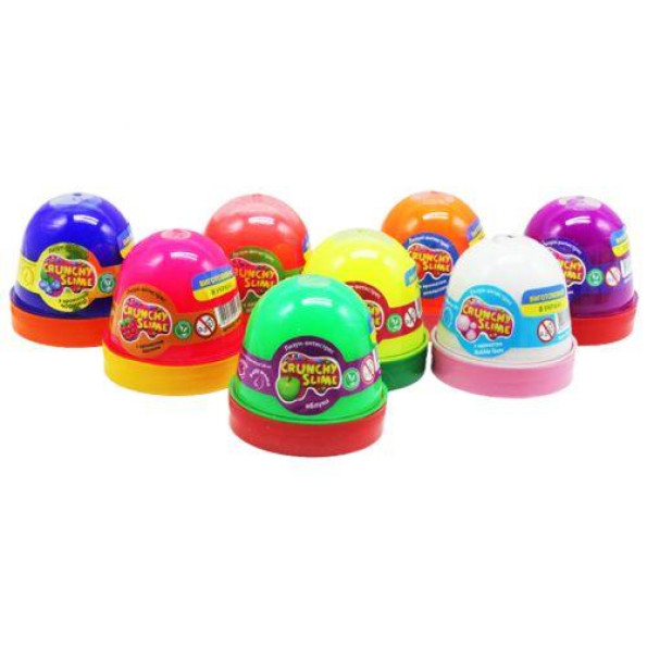Лизун-антистресс TM Mr.Boo Кранч микс кольорив 120 г (24 шт.) Лизун-антистресс TM Mr.Boo Кранч микс кольорив 120 г (24 шт.)
