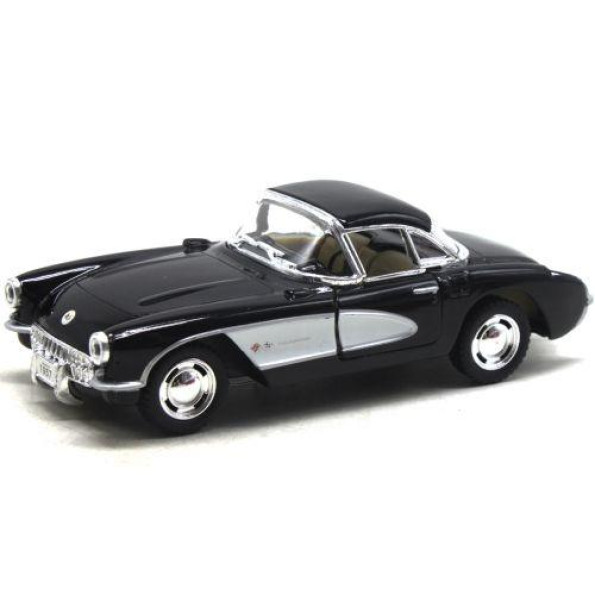 Машинка металлическая "Chevrolet Classic Corvette 1957", черный	