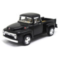 Машинка металлическая "Ford F-100Pickup 1956", черный	