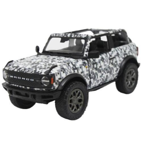 Машинка металлическая "Ford Bronco Camo Edition", серый	