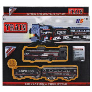 Железная дорога арт. 19026B батар., свит., звук, короб.