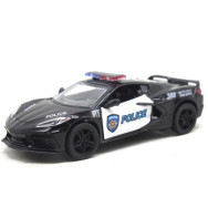 Модель легкова CORVETTE (2021) 5ʼʼ KT5432WP Police метал.инерц.видкр.дв.кор