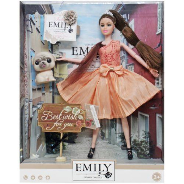 Лялька Emily арт. QJ099D (48шт/2) з аксес, р-р ляльки - 29 см, короб.– 28.5*6.5*36 см Лялька Emily арт. QJ099D (48шт/2) з аксес, р-р ляльки - 29 см, короб.– 28.5*6.5*36 см