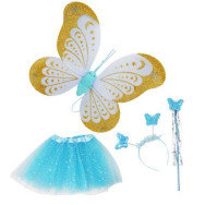 Набор феи голубой золото