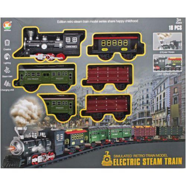 Залізниця з Потягом "Electric Steam Train"