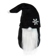 Новогодний Гном великий черный Strateg (60606)