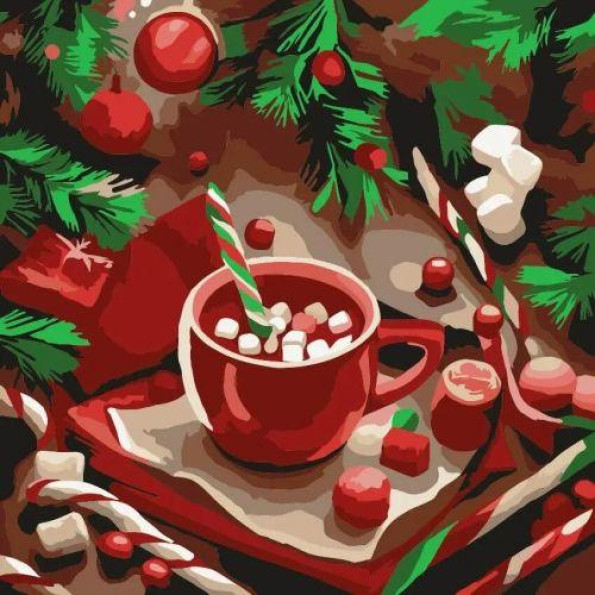 Картина за номерами 30*30см 