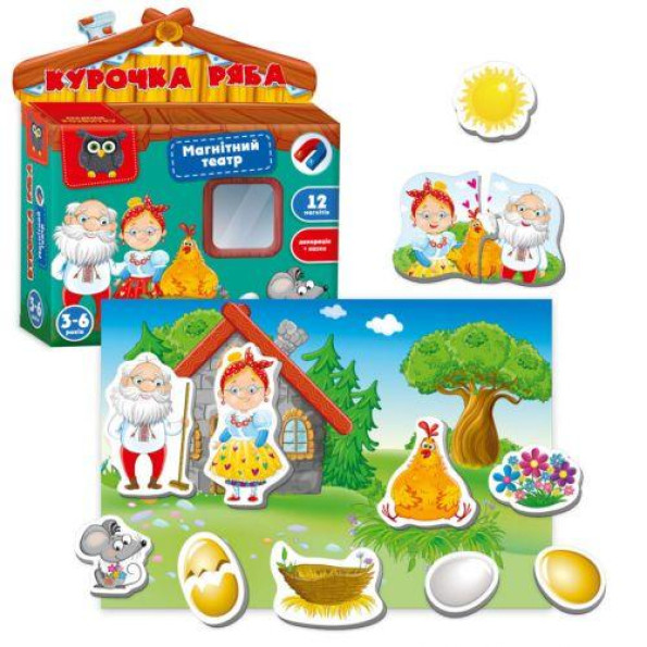 Гра настільна Vladi Toys магнітний театр Академія розвитку Гра настільна Vladi Toys магнітний театр Академія розвитку