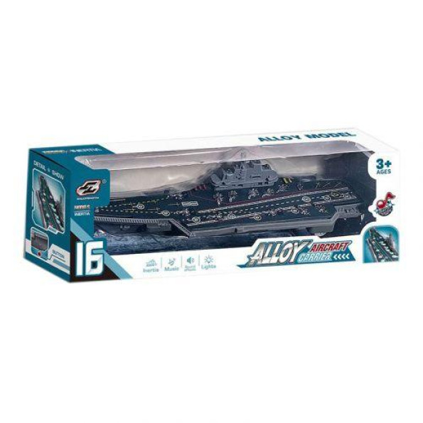 Авіаносець мет. арт. JW567-085 батар.,світ.,звук,короб 27,7*9,4*5,8см Авіаносець мет. арт. JW567-085 батар.,світ.,звук,короб 27,7*9,4*5,8см