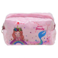 Косметичка-пенал пушистая 