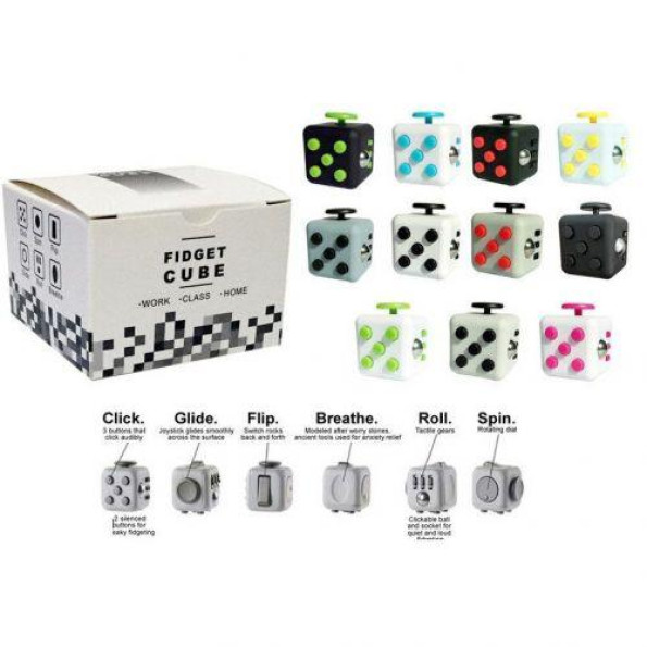 Гра антистрес Fidget cube 711 куб, пальчикові ігри Гра антистрес Fidget cube 711 куб, пальчикові ігри