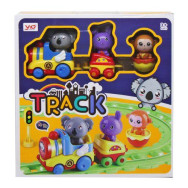 Железная дорога 669-108 на батарейках, звук, в коробци